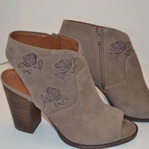 Lucky Peep Toe Booties